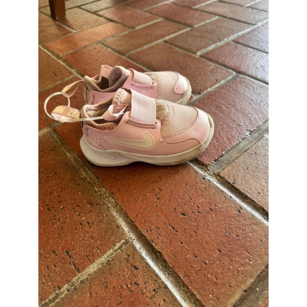 Nike Flex Runner 3 Toddler Pink Slip On Athletic Sneakers FN1478-601 Size 6C